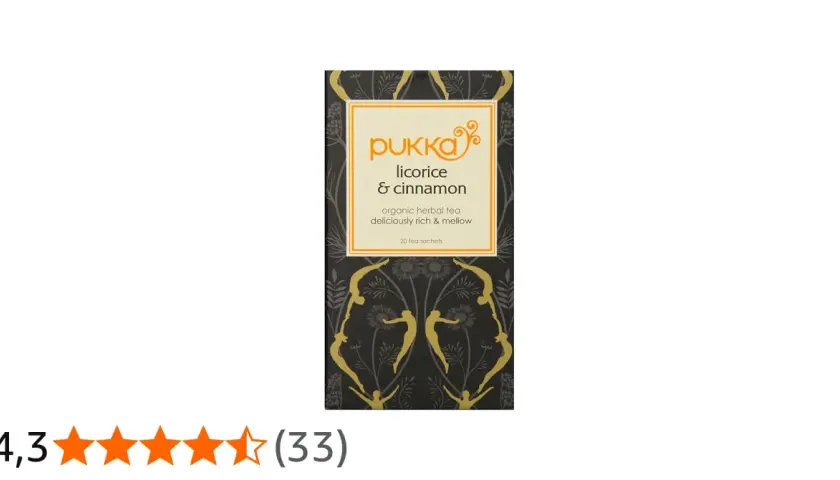 Pukka te lakrits & kanel, ekologiskt örtte. En rik och mild smakupplevelse.