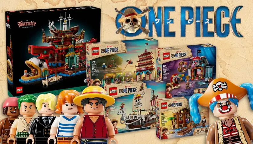 LEGO One Piece 2026: Strohhutpiraten-Sets mit dem Schiff Baratie, Buggy und mehr.