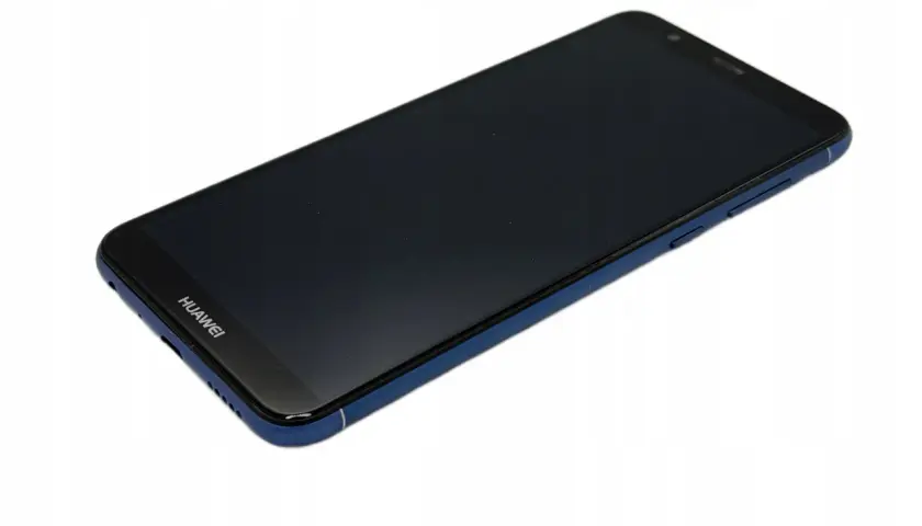 Niebieski smartfon Huawei, idealny wybór do 600 zł.