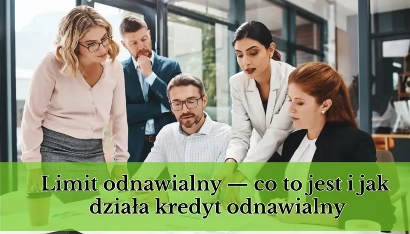 Zespół analizuje limit odnawialny w koncie i jak spłacać kredyt odnawialny.