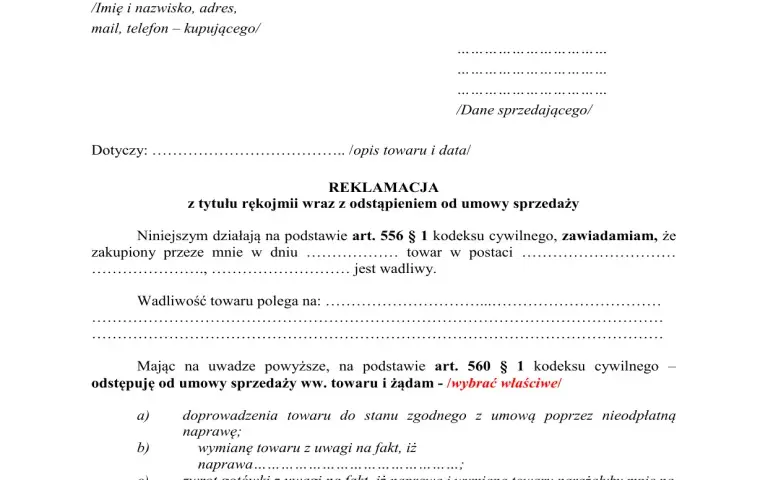 Reklamacja czy odstąpienie od umowy? Uniknij kosztownych błędów prawnych
