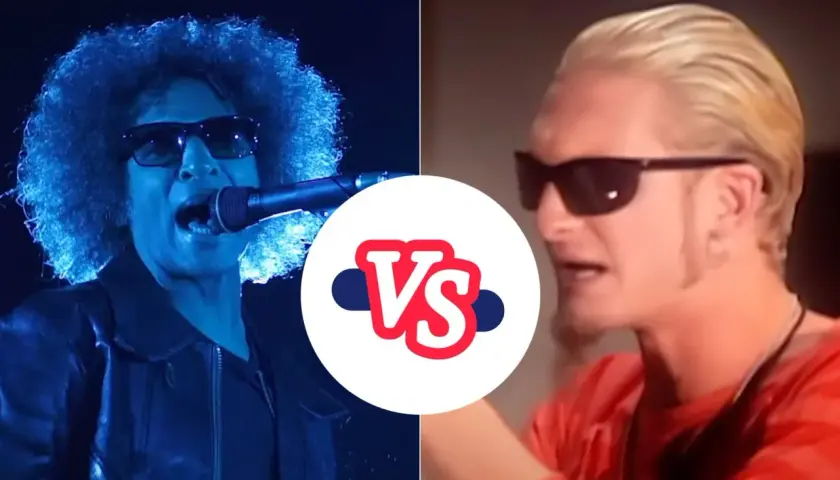 Layne Staley i Jerry Cantrell, dwaj ikoniczni wokaliści Alice in Chains, w zestawieniu.