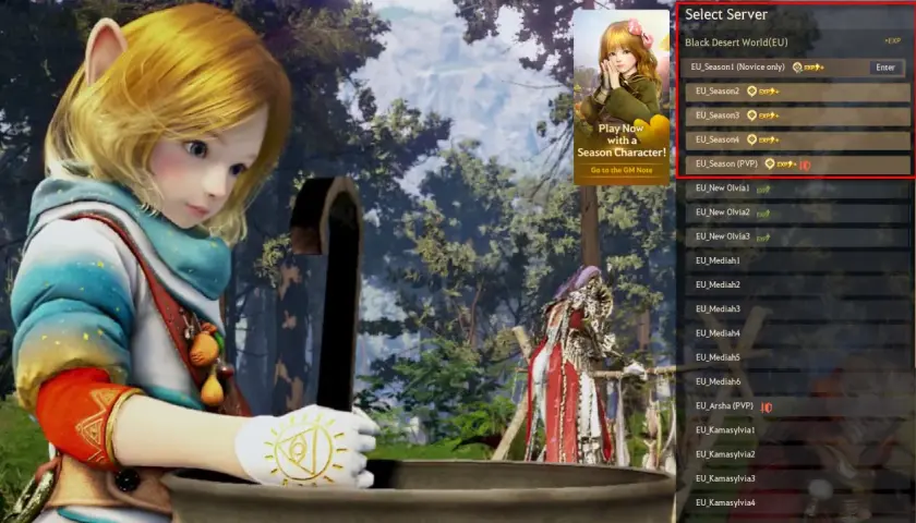 Wybór serwera w Black Desert. Poradnik po serwerach sezonowych i zwykłych, by zacząć grę z nową postacią.