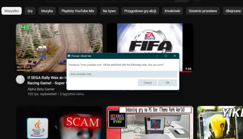 Jak zablokować YouTube w przeglądarce i zyskać spokój umysłu