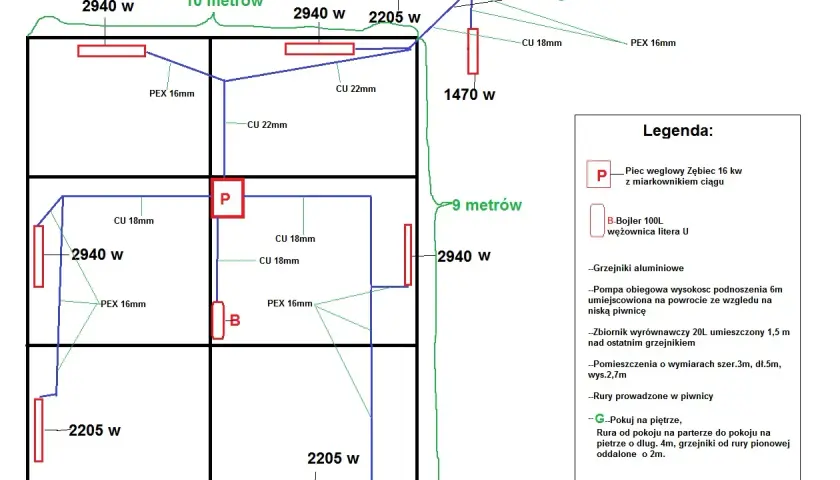 PEX 16 mm czy 20 mm do grzejnika? Wybór średnicy krok po kroku