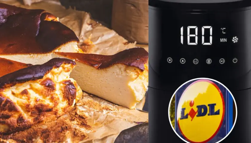 Pyszny, lekko przypieczony sernik z airfryera Lidl. Idealny na deser!