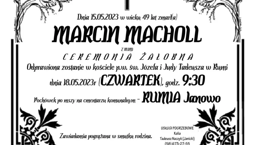 Jak sprawdzić datę pogrzebu w Rumii i uniknąć nieporozumień