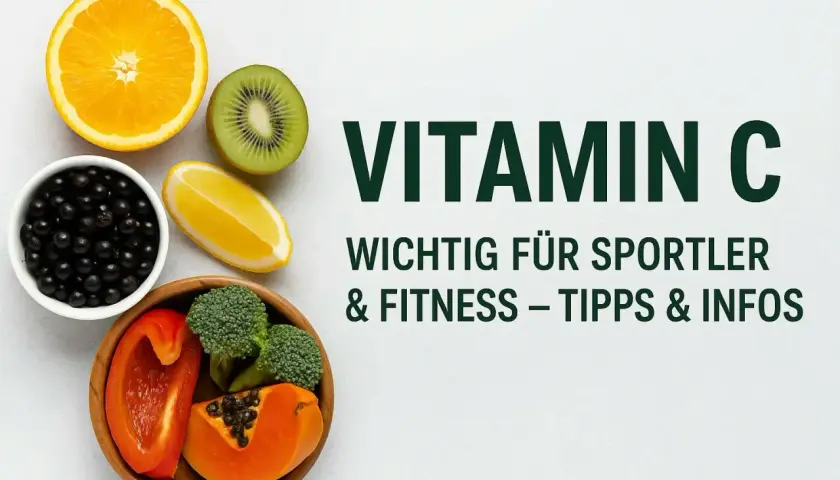 Früchte und Gemüse wie Orangen, Kiwi, Beeren, Paprika, Brokkoli und Papaya, die einen hohen Vitamin C Gehalt haben, sind wichtig für Sportler.