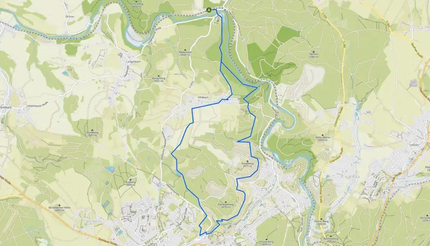 Entdecke den Geheimtipp Zwickau: Eine Wanderroute durch malerische Täler und über Hügel mit tollen Ausblicken.