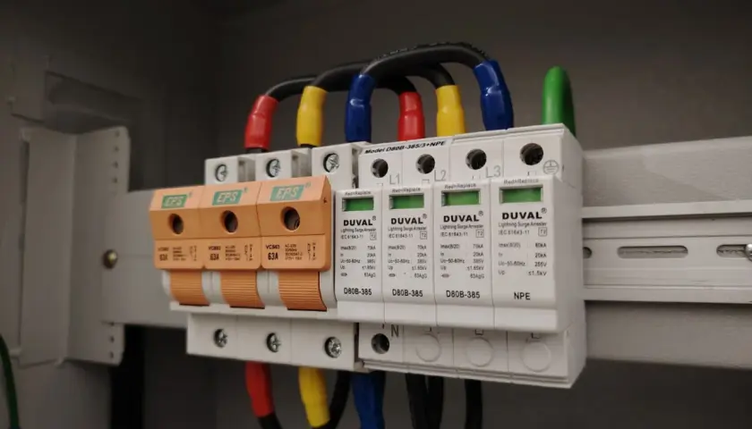 Instalacja elektryczna z zabezpieczeniem przeciwprzepięciowym. Jak działa ogranicznik przepięć? Urządzenie chroni przed nagłymi skokami napięcia.