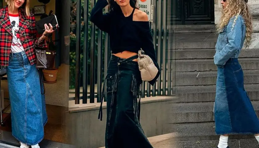 Falda vaquera larga: Tu guía experta para looks de impacto