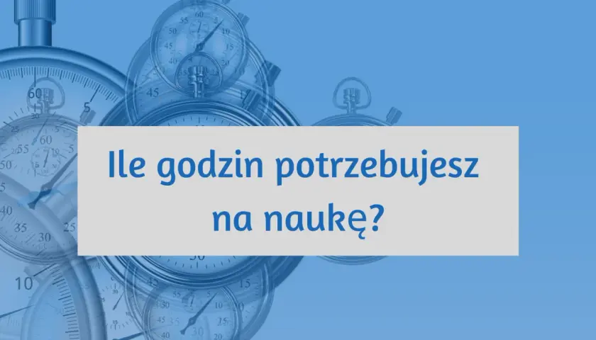 Ile trwa nauka angielskiego do poziomu B2? Tarcze stoperów symbolizują czas potrzebny na naukę.