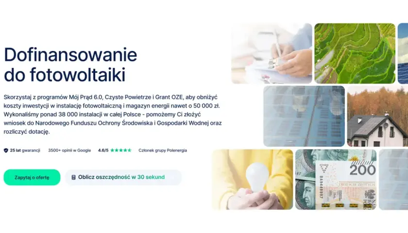 Dofinansowanie do fotowoltaiki: skorzystaj z programów i obniż koszty inwestycji. Pomożemy złożyć wniosek i rozliczyć dotację.