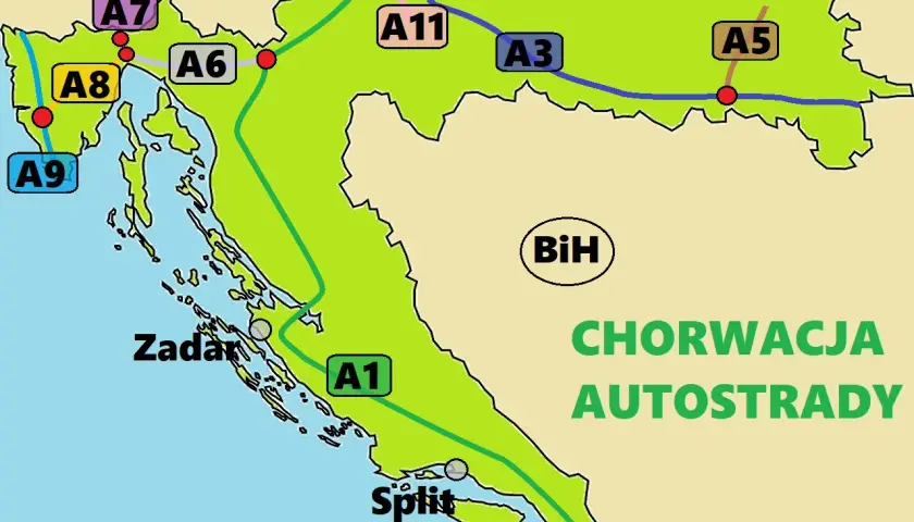 Ile kosztuje autostrada w Chorwacji? Cennik, ENC i zmiany 2027
