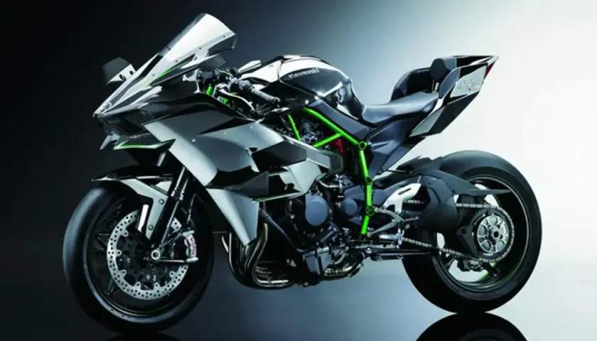 Kawasaki H2R, una moto de ensueño. ¿Cuántos caballos tiene la Kawasaki H2R? ¡Más de 300!