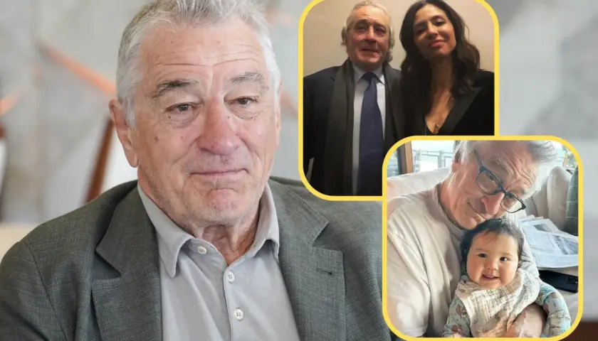 Robert De Niro z dziećmi. Aktor w otoczeniu rodziny, w tym uroczej wnuczki.