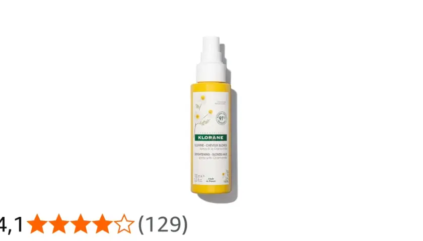 Klorane eorol kamomill spray för blont hår. Ger en naturlig uppljusning med kamomillextrakt.