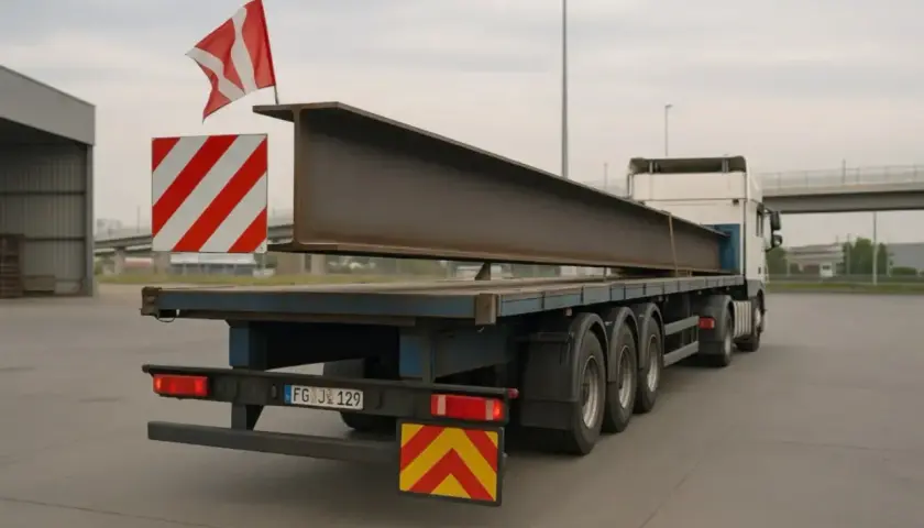 Ładunek wystający z przyczepy? Znamy wszystkie limity i kary!