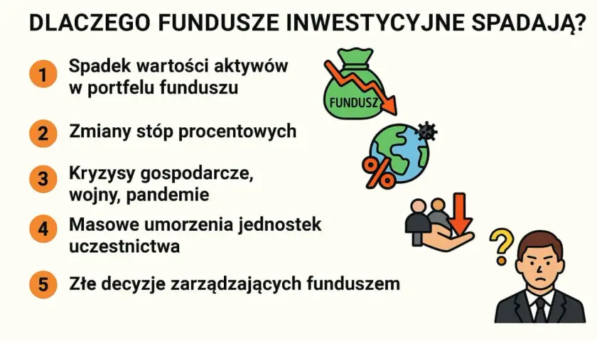 Dlaczego fundusze spadają? Kluczowe przyczyny i jak działać