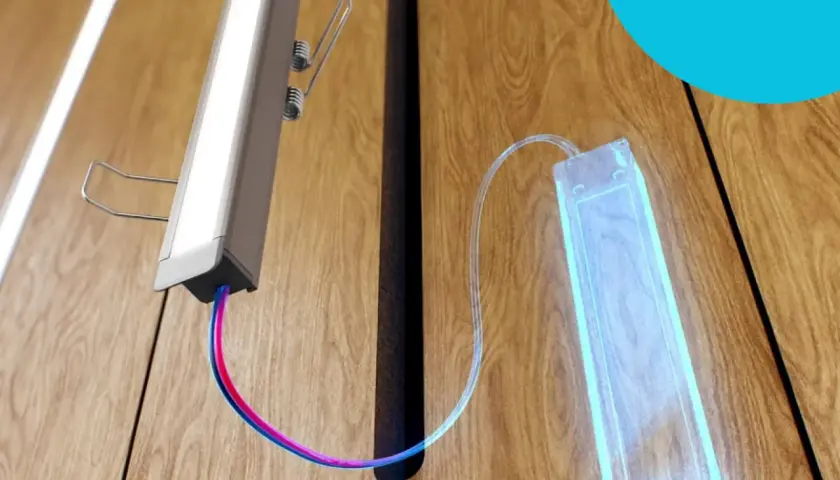 Jak zrobić taśmę LED na USB? Montaż profilu LED W z zasilaniem USB.
