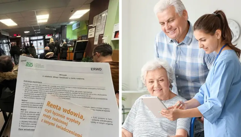 Wniosek o rentę rodzinną po mężu. ZUS pomaga seniorom w wypełnianiu dokumentów, by mogli otrzymać świadczenia.
