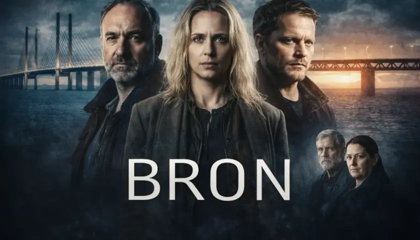 Här är rollistan i Bron: Sofia Helin, Kim Bodnia, Thure Lindhardt, Sarah Boberg, Rafael Pettersson, Ellen Jelinek.