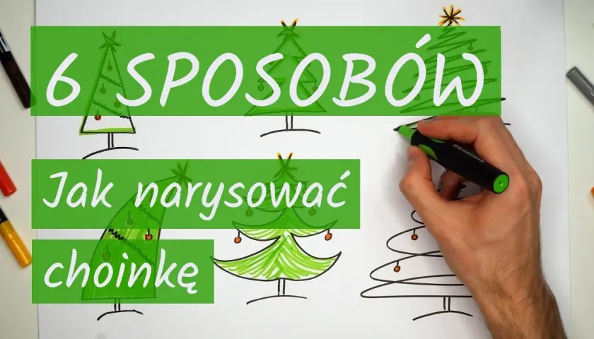 Jak narysować choinkę farbami – proste kroki dla każdego artysty