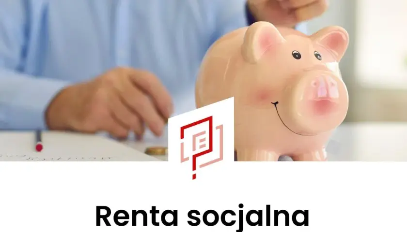 Oszczędzanie na przyszłość, by zapewnić sobie rentę socjalną na stałe. Różowa świnka-skarbonka i ręka wrzucająca monetę.