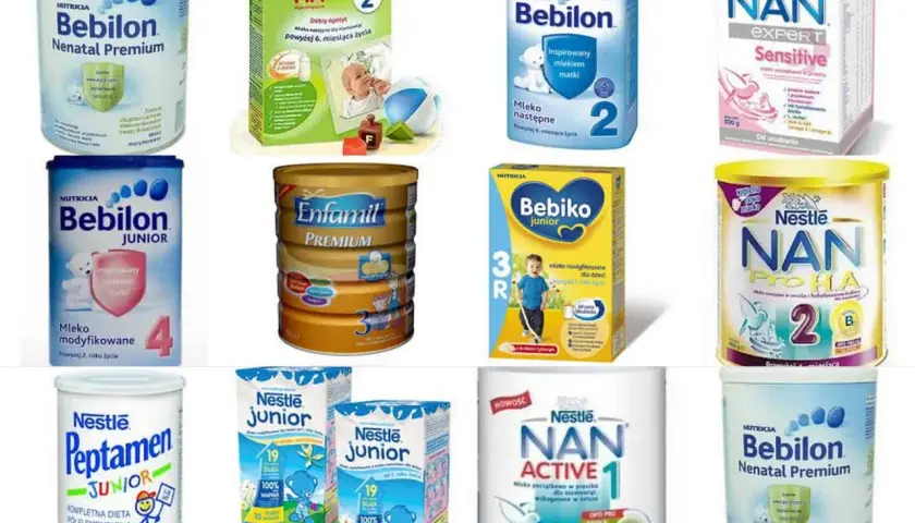 Różne rodzaje mleka modyfikowanego: Bebilon, Bebiko, Enfamil, NAN, Peptamen. Wybór odpowiedniego mleka modyfikowanego dla dziecka.