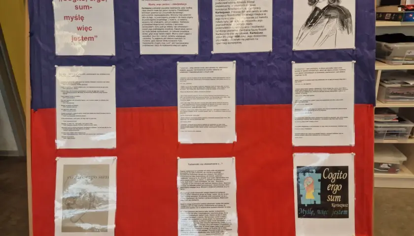 Projekt "Cogito, ergo sum" Kartezjusza. Myślę, więc jestem – dowód istnienia.