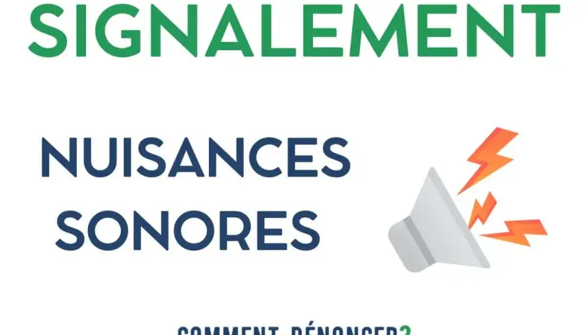Signalement nuisances sonores : comment porter plainte pour nuisance sonore ? Icône de haut-parleur avec des éclairs.