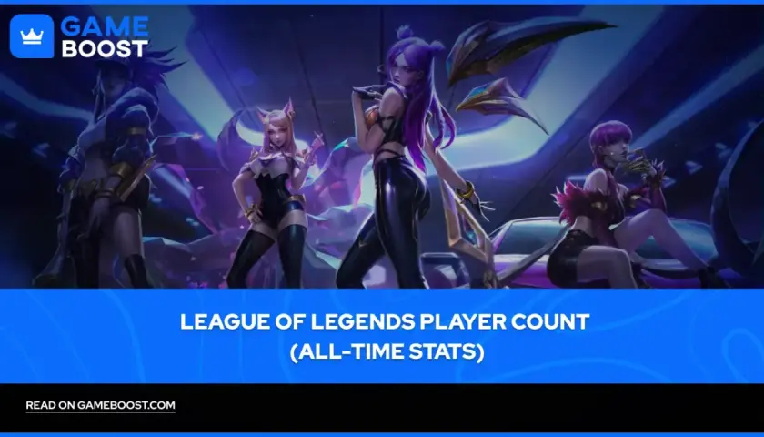 K-DA z League of Legends prezentuje statystyki, ile osób gra w lola.