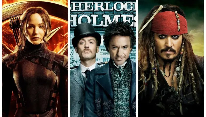Katniss, Sherlock Holmes e Jack Sparrow: un trio perfetto per un film inglese livello A2.