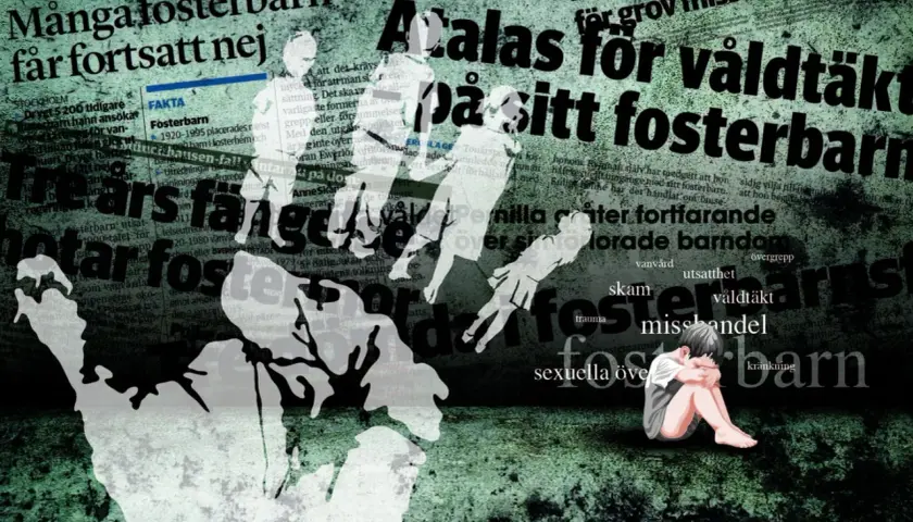 Sofia Rapp Johansson, en bild som belyser misshandel och övergrepp mot fosterbarn.