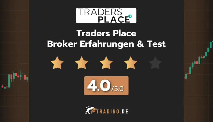 Traders Place Broker Erfahrungen & Test: 4.0/5.0 Sterne. Ein Blick auf die Trading-Charts.