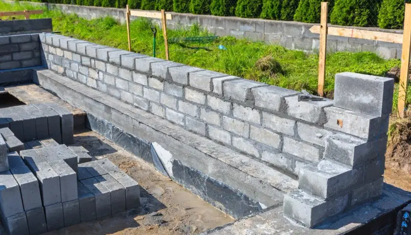 Budowa fundamentów z bloczków betonowych. Właściwe obliczenie ilości betonu na fundament to klucz do sukcesu.