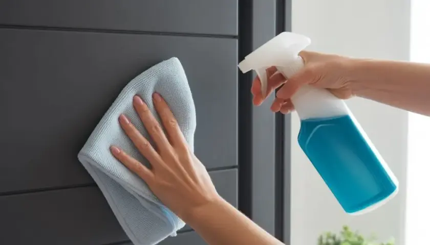 Antracytowe drzwi: Jak czyścić bez smug i uszkodzeń? Pełny poradnik
