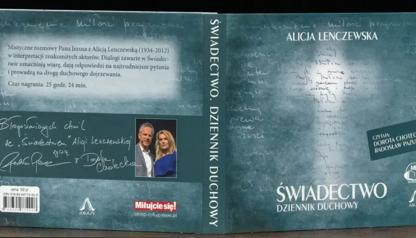 Alicja Lenczewska przepowiednie dla Polski w audiobooku "Świadectwo. Dziennik Duchowy".