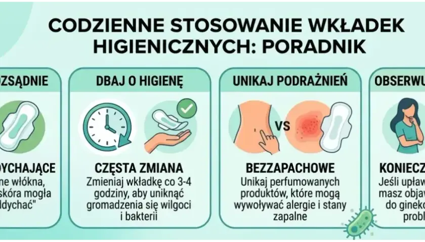 Poradnik: czy wkładki higieniczne można nosić codziennie? Wybieraj oddychające, często zmieniaj, unikaj podrażnień i obserwuj ciało.