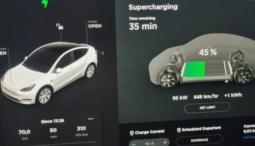 Ile trwa ładowanie Tesli? Od gniazdka po Supercharger