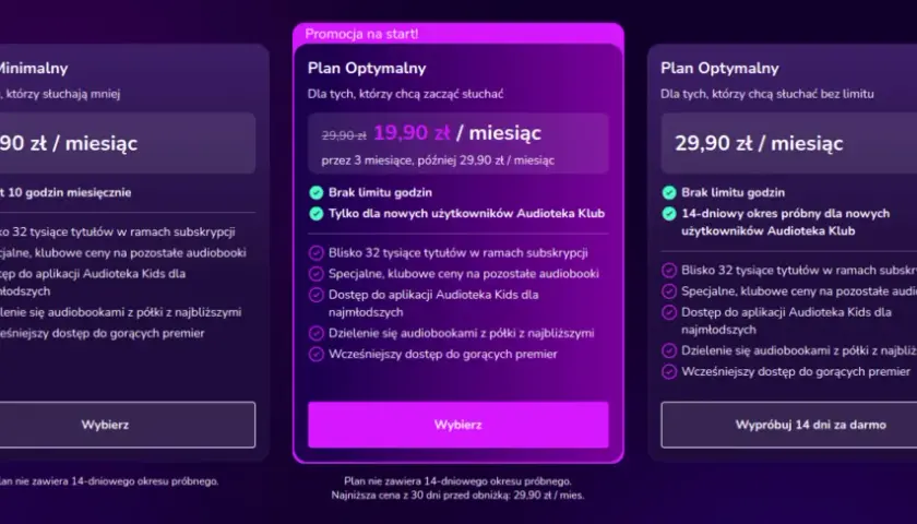 Audioteka Cennik: Kompleksowy Przegląd Planów i Subskrypcji