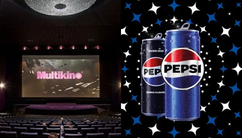 Wielka sala kinowa Multikino i puszki Pepsi. Zastanawiasz się, ile kosztuje picie w multikinie?