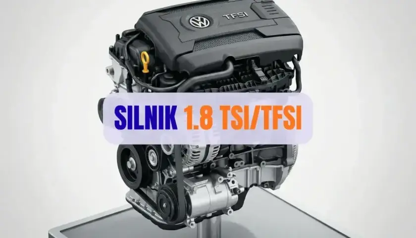 Silnik 1.8 TSI/TFSI Volkswagena, serce wielu aut, prezentuje swoją moc i innowacyjność.