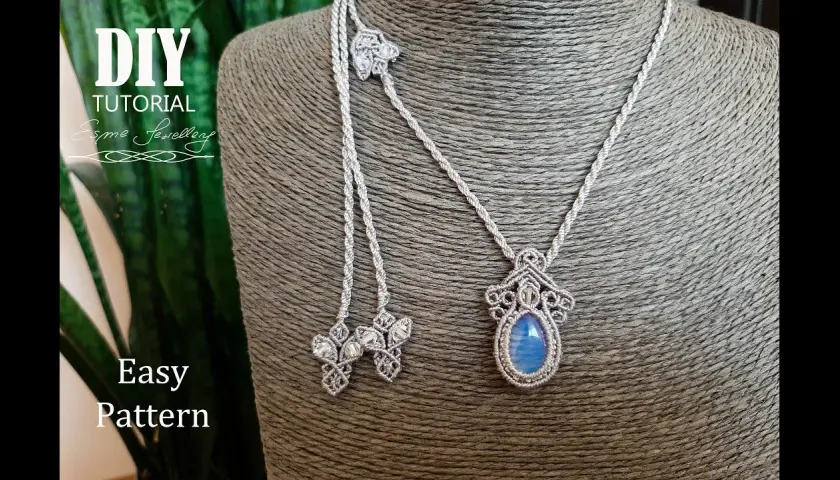 Jak zrobić unikalny naszyjnik z kamieniem? Makrama i wire wrapping