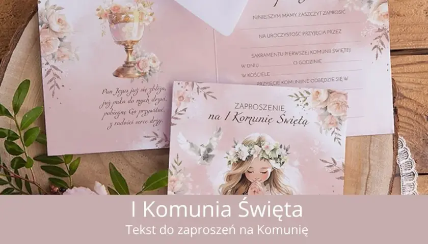Zaproszenie na komunię: Jak poprawnie wypisać? Uniknij błędów!