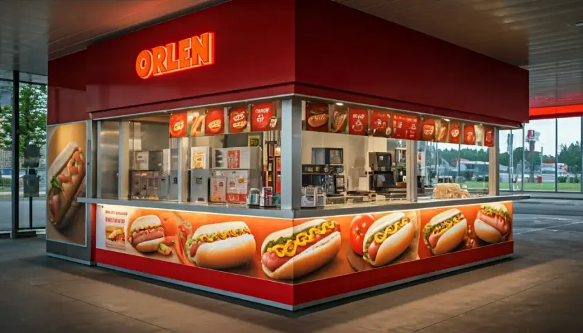 Duży hot dog Orlen - Kalorie i wartości odżywcze