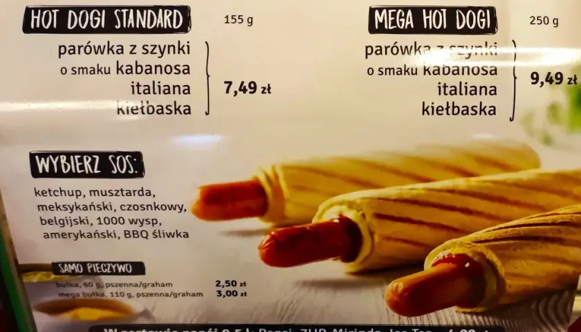 Ile waży duży hot dog Orlen? Zaskakujące fakty o jego wadze