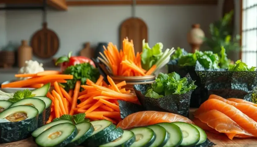 Co do sushi do środka? Odkryj najlepsze składniki i pomysły