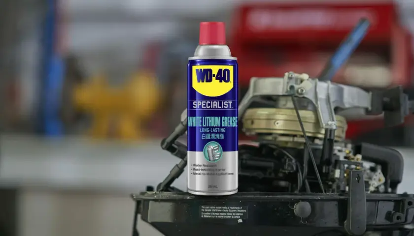 Smar litowy WD-40 Specialist – idealne smarowanie dla części metalowych, odporne na wodę i rdzę.