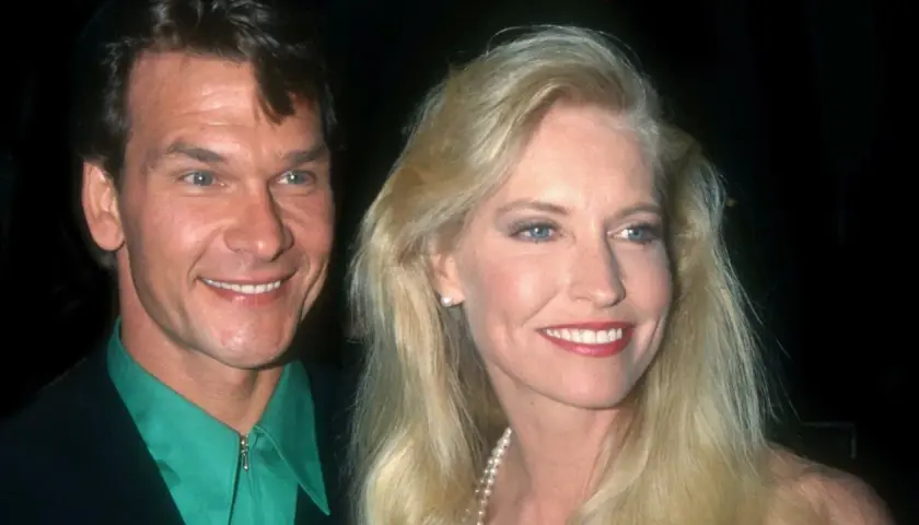 Patrick Swayze z żoną Lisą Niemi. Choć Patrick Swayze dzieci nie miał, jego miłość do żony była wielka.